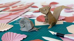CHD Animation - Creative studio - scenografie per set fotografico - origami, paper art, paper design